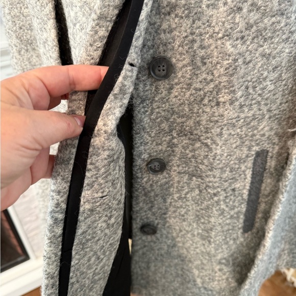 Soia & Kyo Textured Beige Gray Woolf Blemd  Coat - Picture 8 of 13